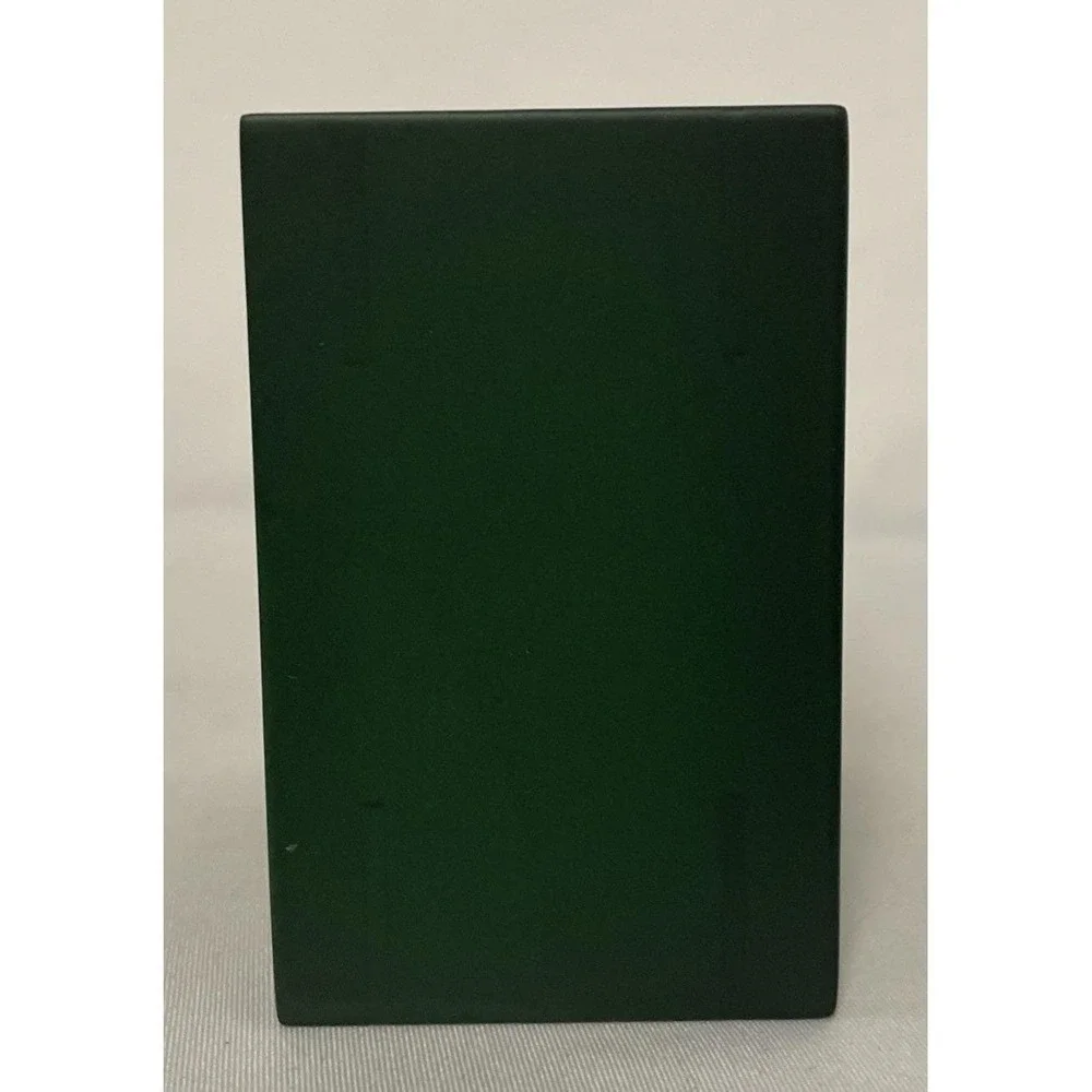 Vintage Dansk MCM Small Picture Frame Green Wood Cube 3 X 3 NEW IN BOX